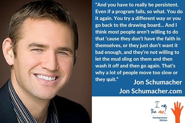 Jon Schumacher quote